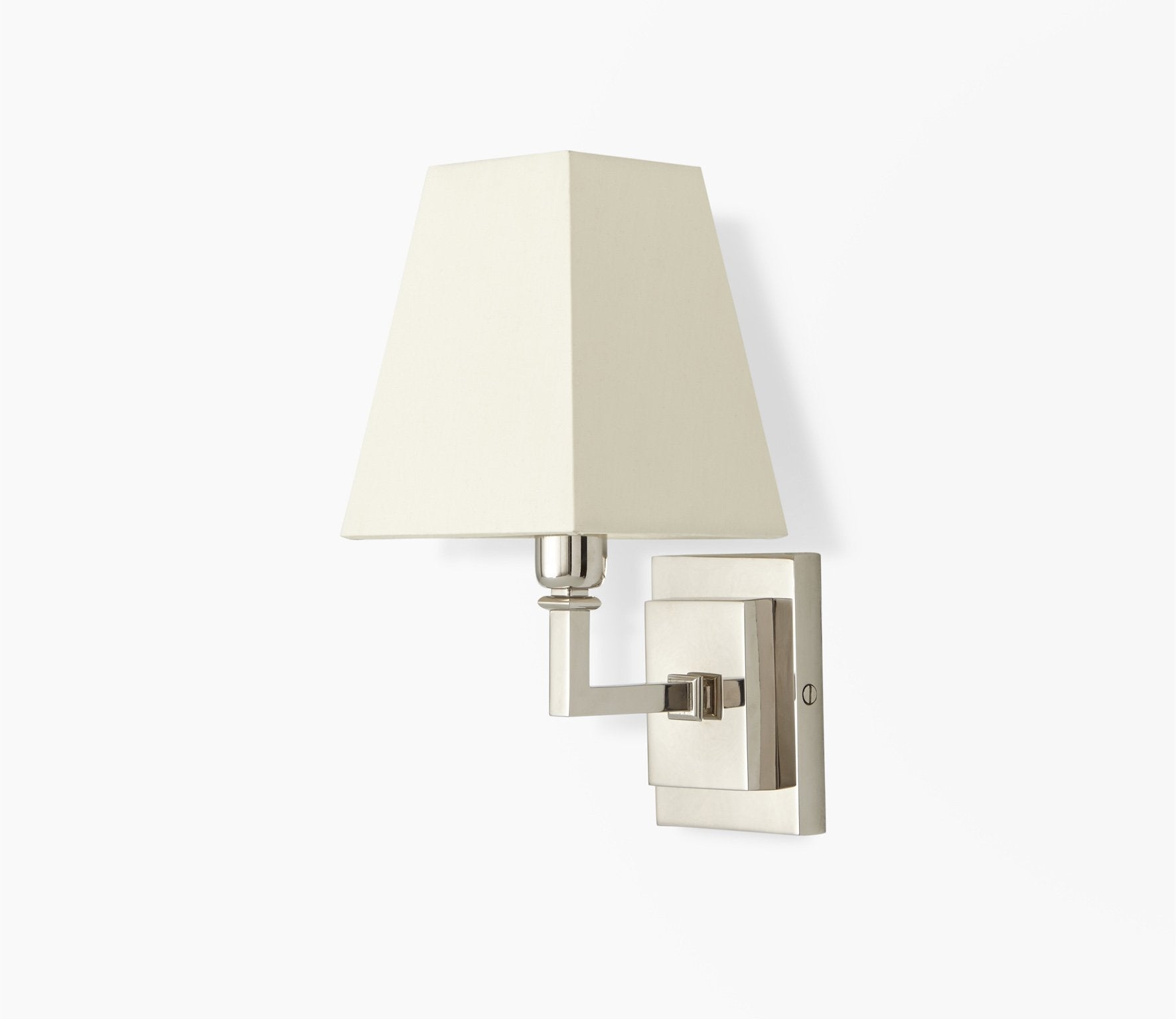 parker wall light with pyramid shade master