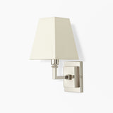 parker wall light with pyramid shade master