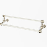 Hanbury Double Glass Towel bar