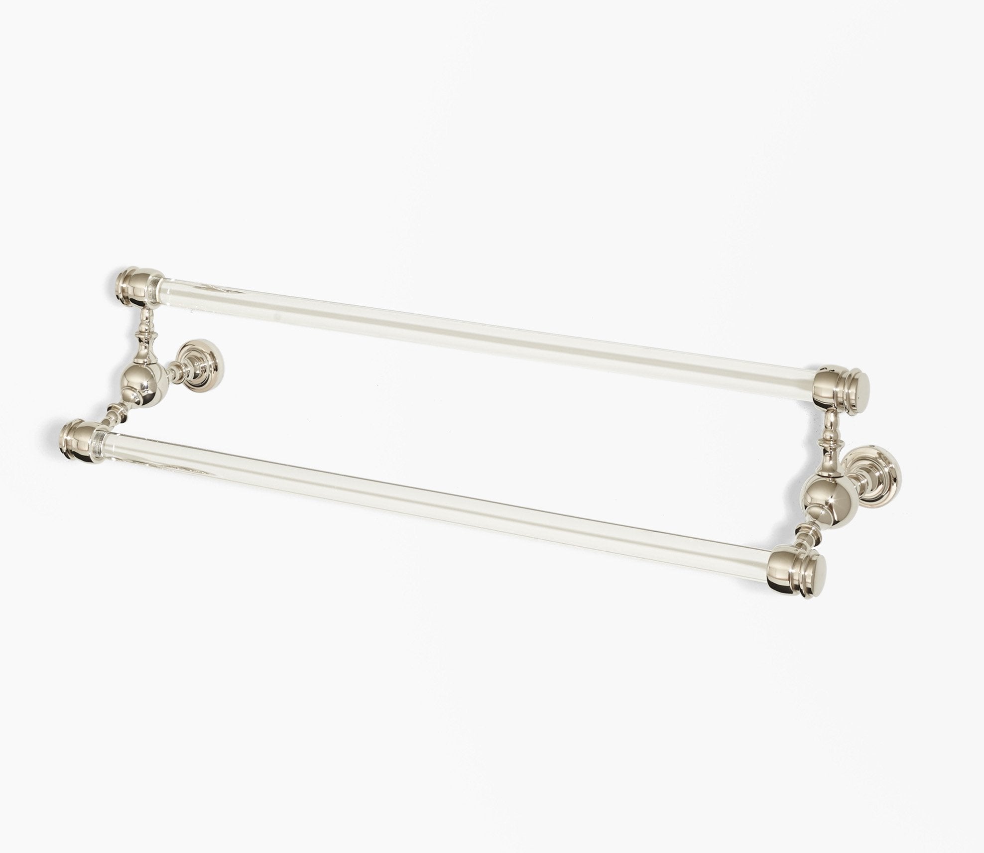 Hanbury Double Glass Towel bar