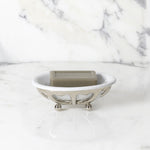 Classic Soap Dish with White Porcelain
