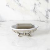 Classic Soap Dish with White Porcelain