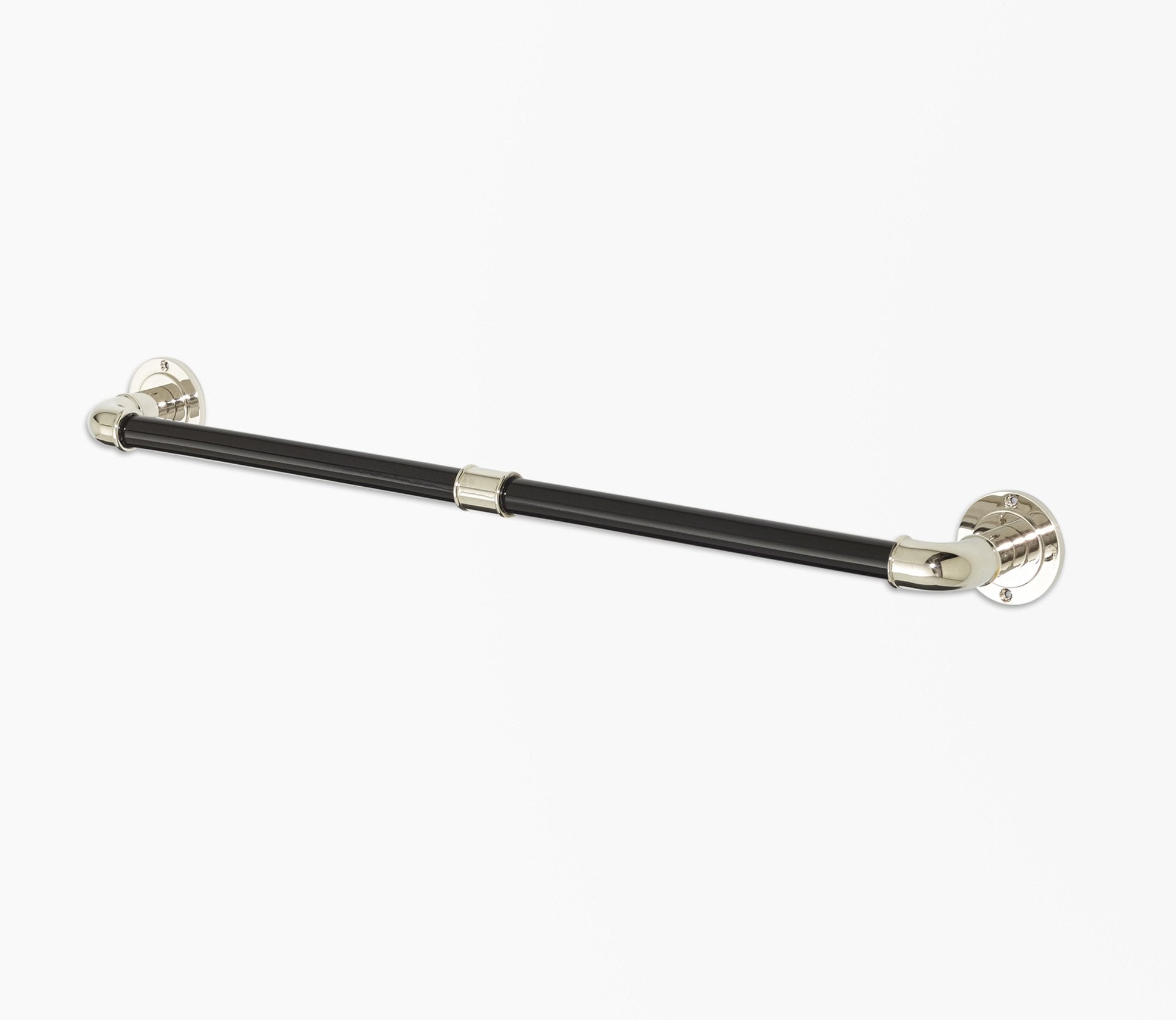 Moderna Towel Rail Black Porcelain