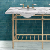 Gotham Washstand with Metal Shelf Double