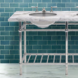 Gotham Washstand with Metal Shelf Double