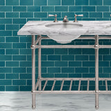 Gotham Washstand with Metal Shelf Double