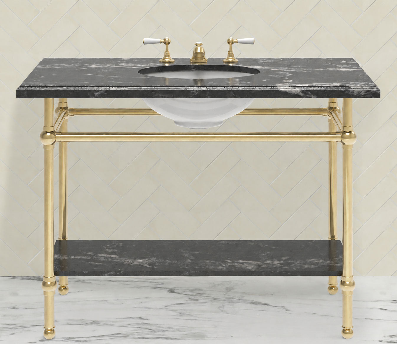 Gotham Washstand Extra Wide Single