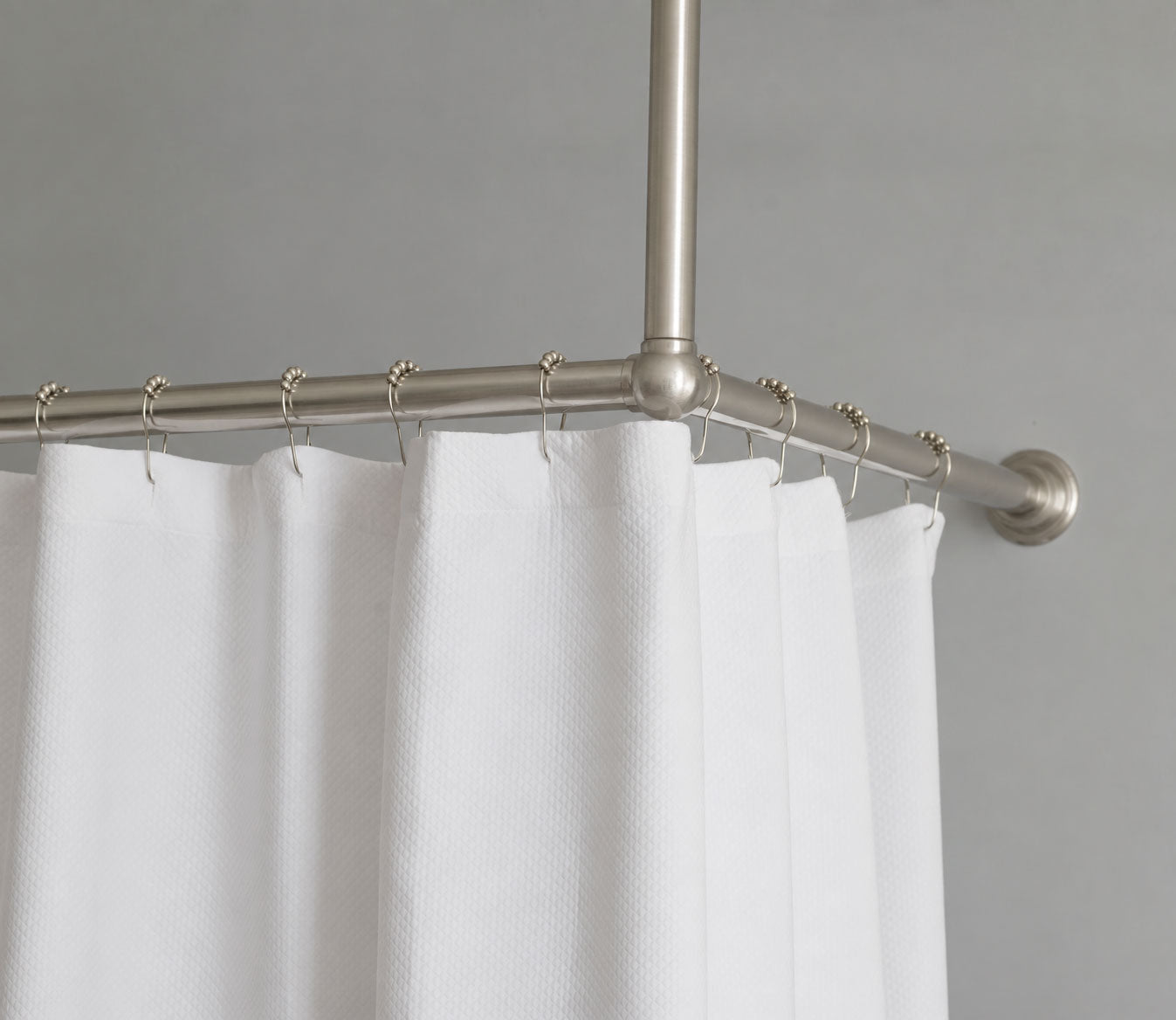 Shower Curtain Rail L-Shape Rail