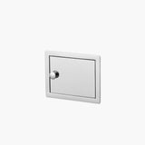 Wall Recessed Toilet Paper Holder II Large - Open Left. Hinge on Right side