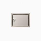 Wall Recessed Toilet Paper Holder II Large - Open Left. Hinge on Right side
