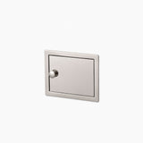Wall Recessed Toilet Paper Holder II Large - Open Left. Hinge on Right side