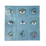 JP Demeyer Fearless Eyes 100mm Cornflower (variable) (Box of 29 Tiles) - 1 BOX