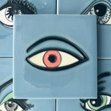 JP Demeyer Fearless Eyes 100mm Cornflower (variable) (Box of 29 Tiles) - 1 BOX