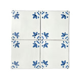 Series S Square 150mm Firenze Variato "Batch 1" Blue on White (27 Tiles per box) - 2 BOXES