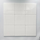 Hanley Square 126mm (Pressed Base) Translucent (32 Tiles per Box)