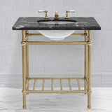 Gotham Washstand with Metal Shelf Single