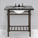 Gotham Washstand with Metal Shelf Single