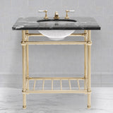 Gotham Washstand with Metal Shelf Single