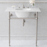 Hanbury Washstand With Metal Rails Single 2-Leg