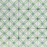 Series S Square 150mm Federica Green on White (22 Tiles per box) - 26 Boxes