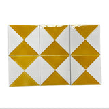 Hanley Tube Line Square 152mm (Pressed Base) L02 (Box of 6 Tiles) - 1 BOX