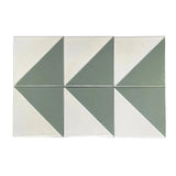 Hanley Tube Line Square 152mm (Pressed Base) L01 (Box of 6 Tiles) - 1 BOX