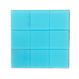 Glass Square Matte 98mm Sky Blue (3 Boxes)