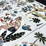 Louis Barthelemy Square 126mm (Handcut C43 Clear Base) (Box of 8 Tiles) - 1 BOX