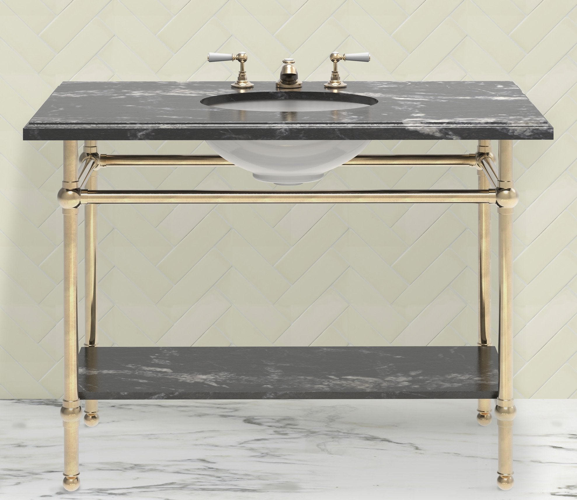 Gotham Washstand Extra Wide Single