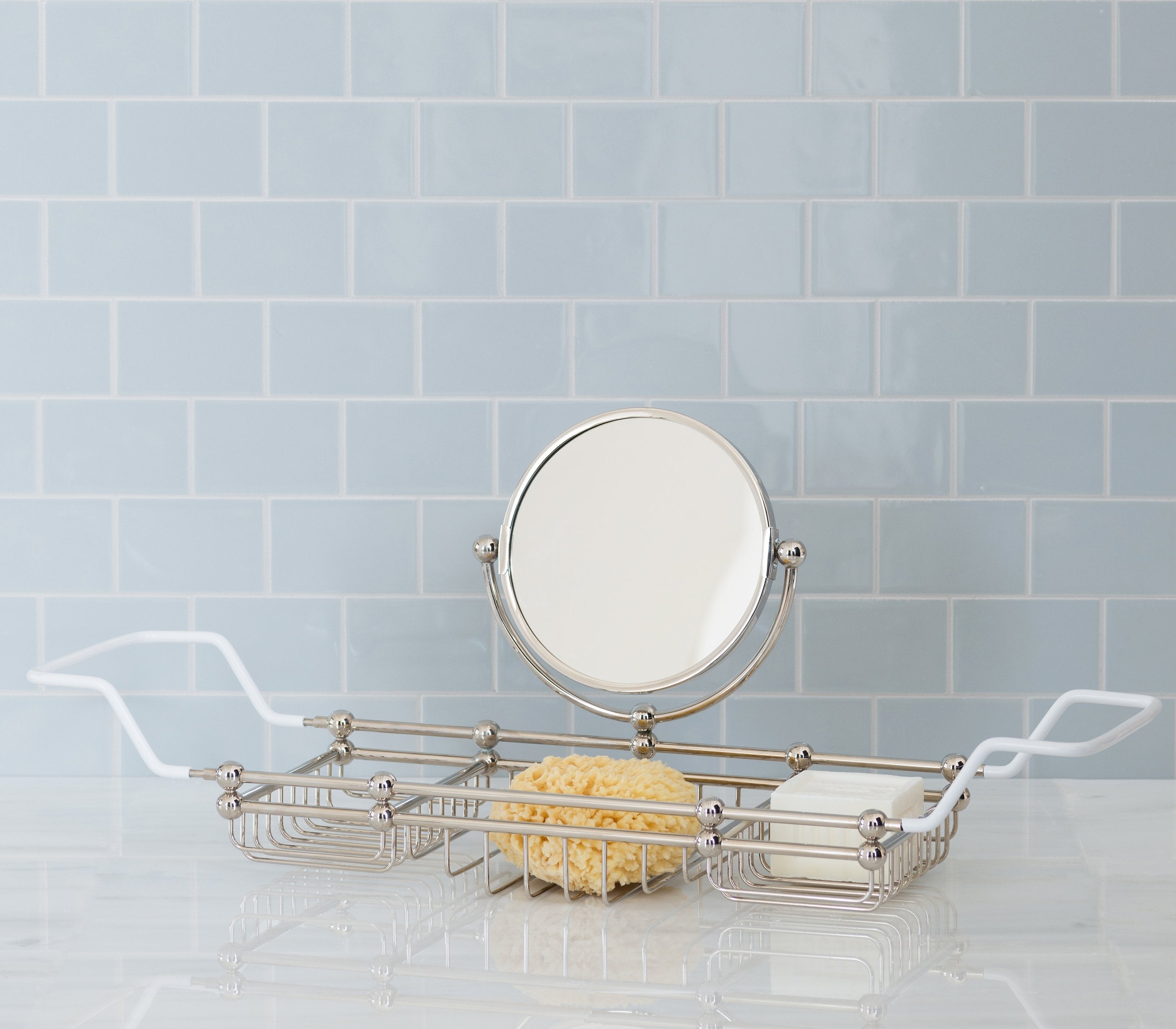 Bath Rack with Mirror