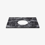 Marble Top Extra Wide Single Grigio