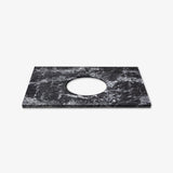 Marble Top Extra Wide Single Grigio
