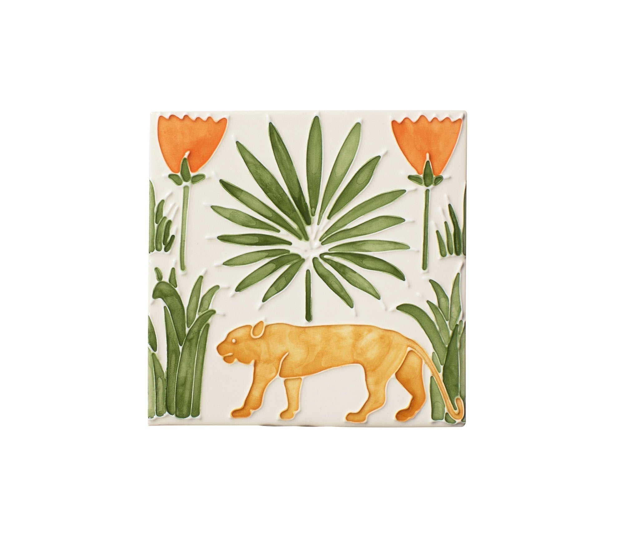 Lioness & Palms Tiles