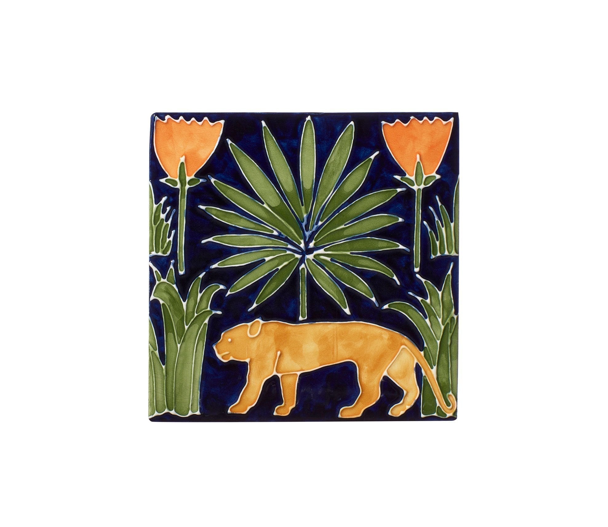Lioness & Palms Tiles