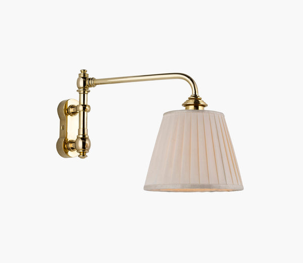 George Wall Light with Fabric Shade