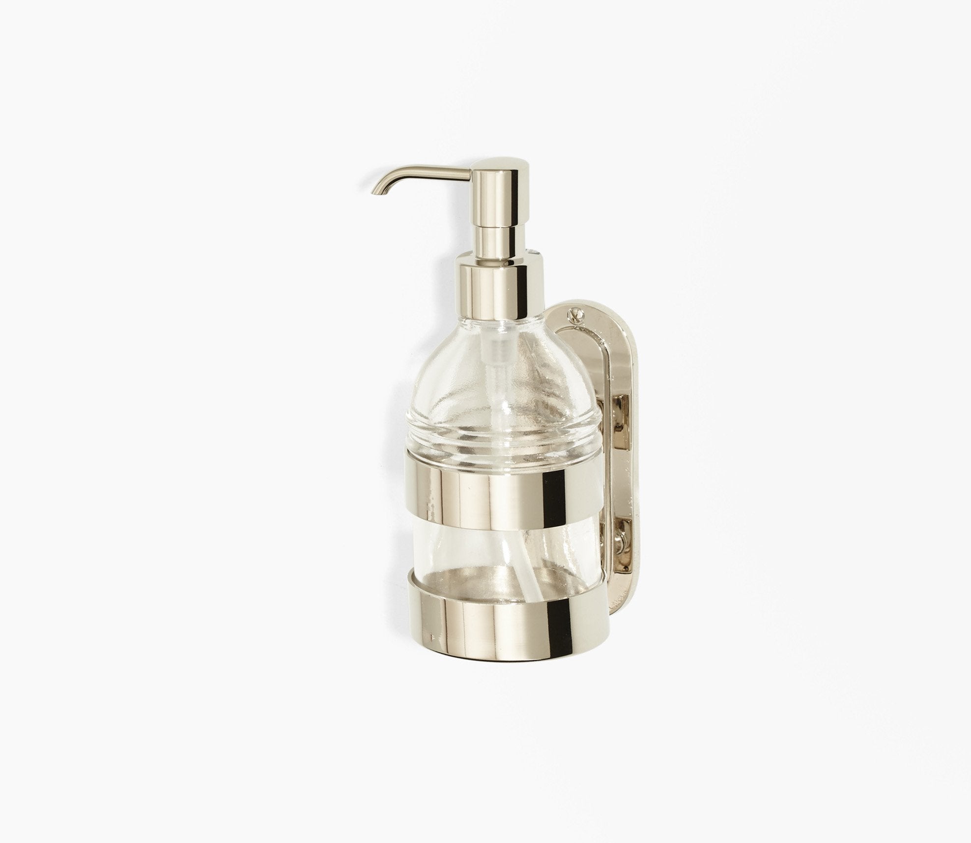 Moderna Wall Soap Pump Clear Glass Product Image 1