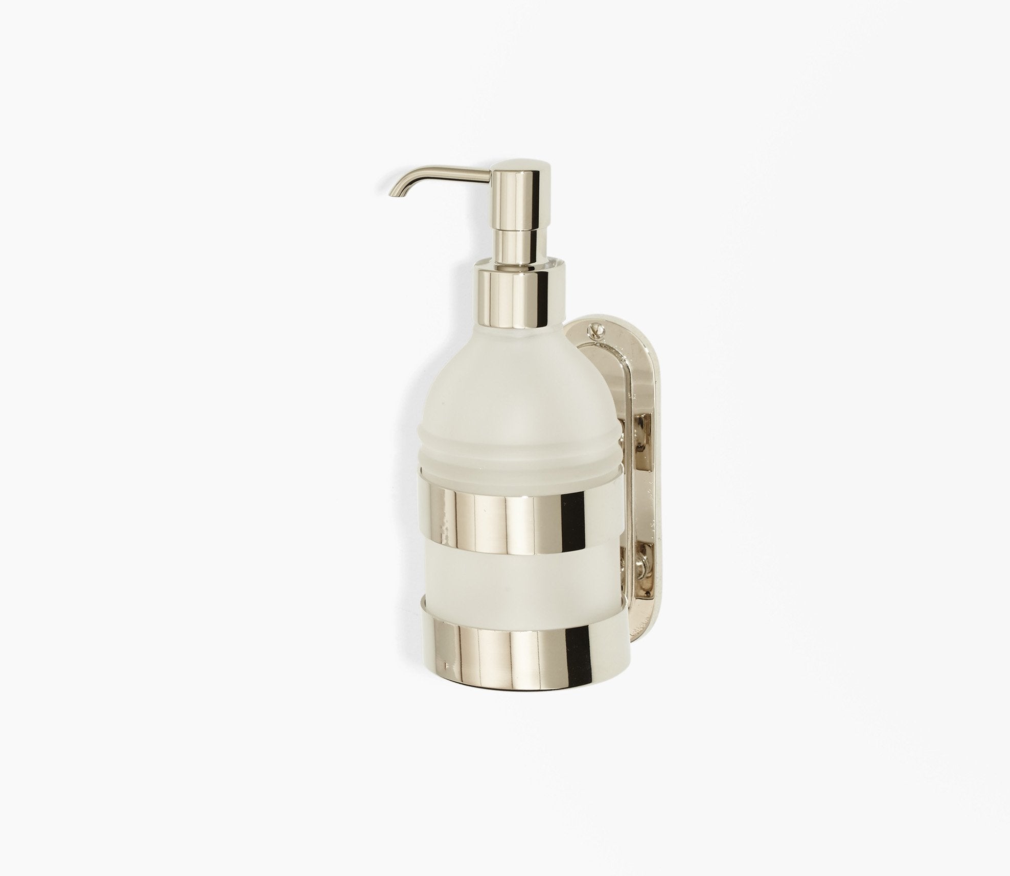 Moderna Wall Soap Pump Frosted Glass Product Image 1