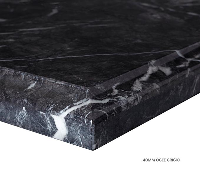 Marble Top Extra Wide Single Grigio Product Image 6