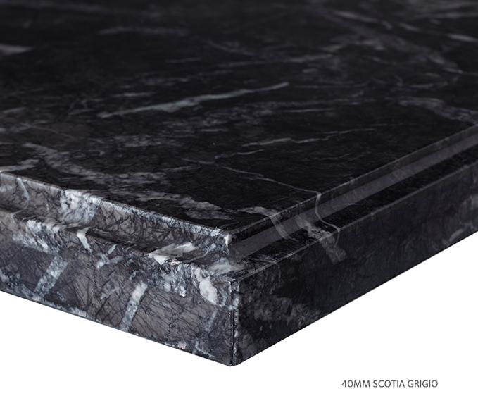Marble Top Extra Wide Single Grigio Product Image 7
