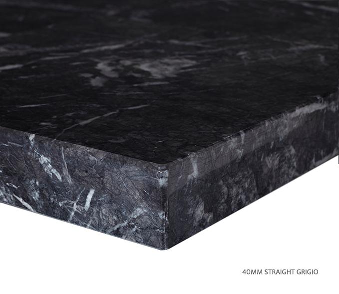 Marble Top Extra Wide Single Grigio Product Image 8