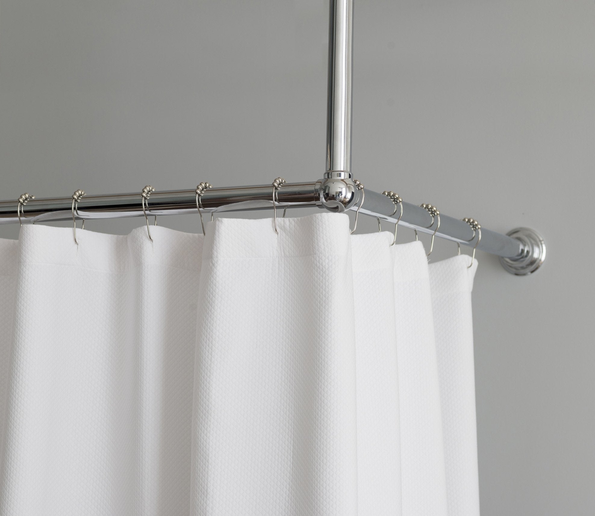 Shower Curtain Rail L-Shape Rail Product Image 1