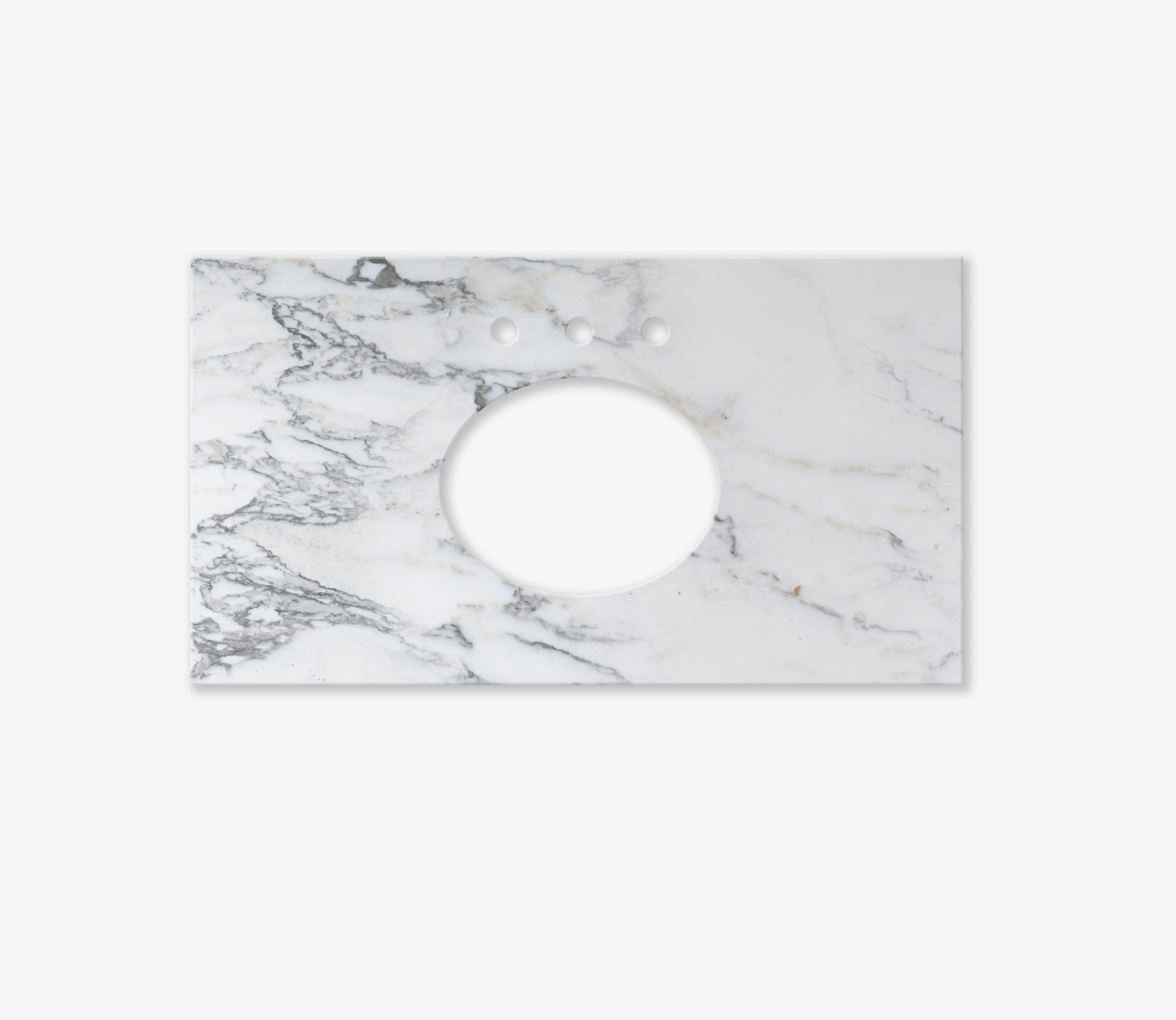 Marble Top Extra Wide Single Calacatta Product Image 2