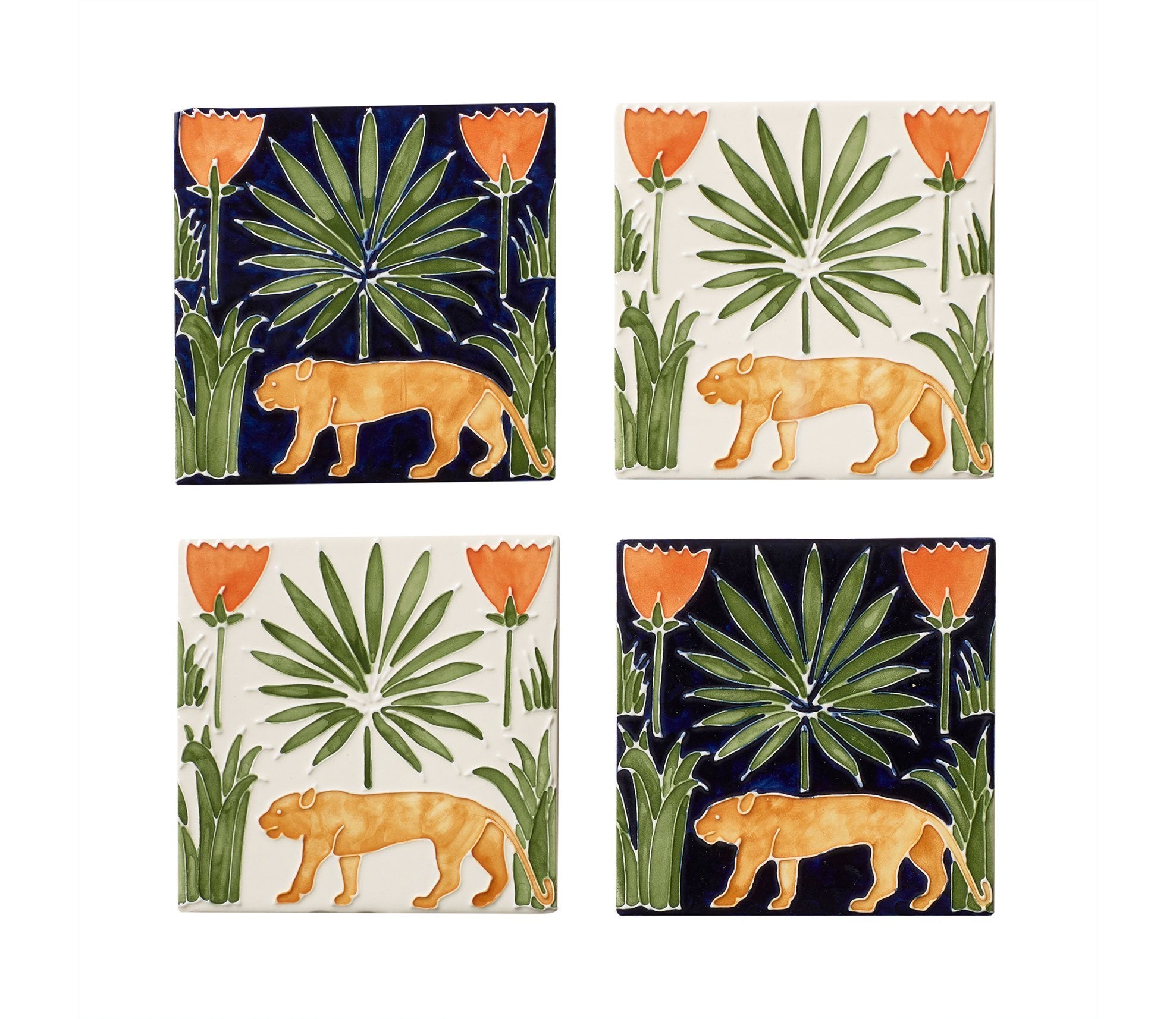 Lioness & Palms Tiles Product Image 2